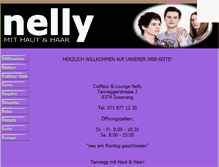 Tablet Screenshot of coiffeurshop-nelly.ch